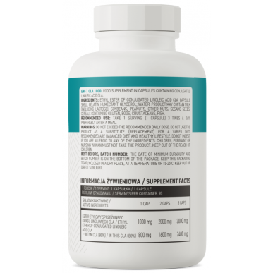 Ostrovit CLA 1000, 90 kapsulas – madala kalorsusega toode firmalt Ostrovit, osta SportFit-ist