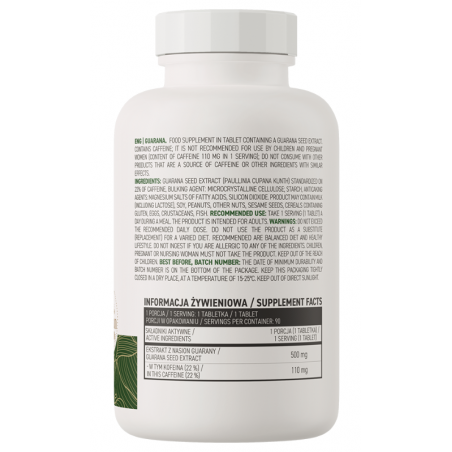 Ostrovit Guarana Vege 90 tabletes