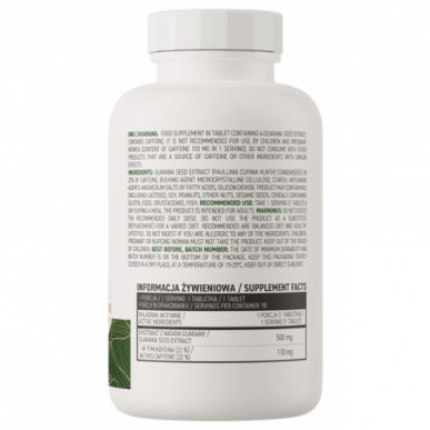Ostrovit Guarana Vege 90 tabletes – madala kalorsusega toode firmalt Ostrovit, osta SportFit-ist