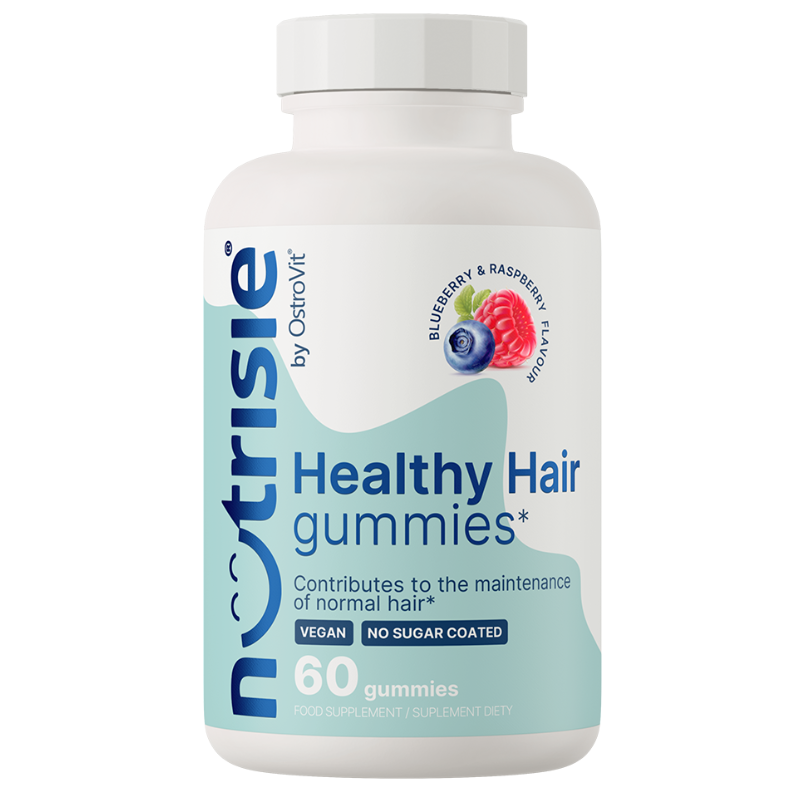 Ostrovit Nutrisie Healthy Hair Gummies 60 sveķainas konfektes