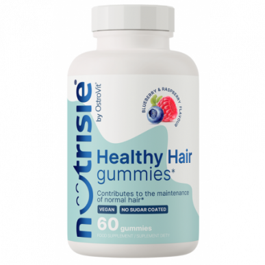 Ostrovit Nutrisie Healthy Hair Gummies 60 sveķainas konfektes – madala kalorsusega toode firmalt Ostrovit, osta SportFit-ist
