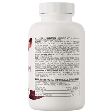 Ostrovit lutein + zeaxanthin 60 capsls
