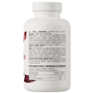 Ostrovit lutein + zeaxanthin 60 capsls – madala kalorsusega toode firmalt Ostrovit, osta SportFit-ist