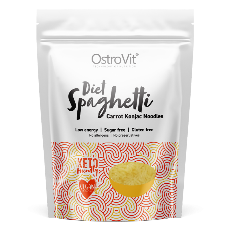 Ostrovit diētas spageti burkānu konjaka nūdeles, 400 g