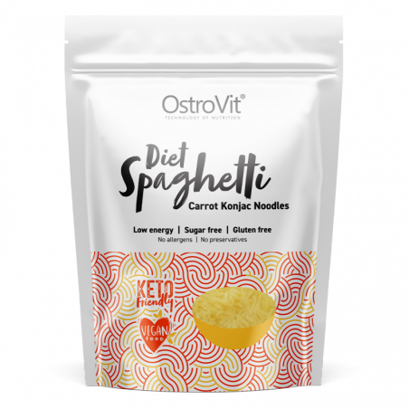 Ostrovit diētas spageti burkānu konjaka nūdeles, 400 g