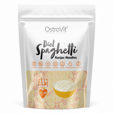 Ostrovit diētas spageti konjaka nūdeles, 400 g – madala kalorsusega toode firmalt Ostrovit, osta SportFit-ist