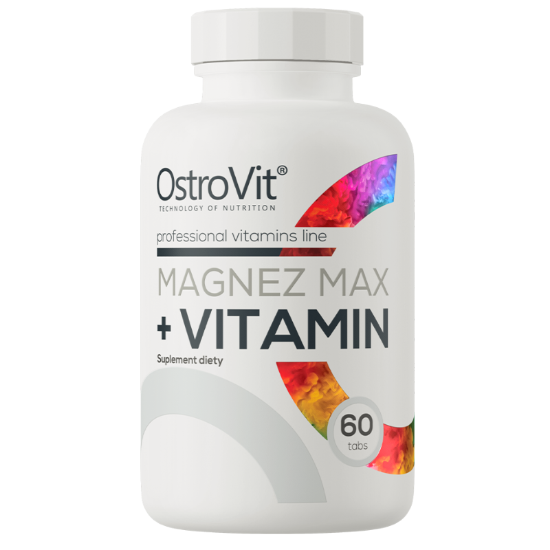 Ostrovit magnija max + vitamīns 60 tabletes