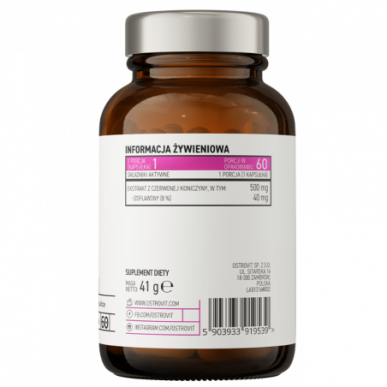 Ostrovit Pharma Red Clover 60 Capsli – madala kalorsusega toode firmalt Ostrovit, osta SportFit-ist