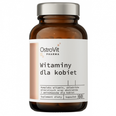 Ostrovit Pharma vitamīni sievietēm 60 capsli – madala kalorsusega toode firmalt Ostrovit, osta SportFit-ist