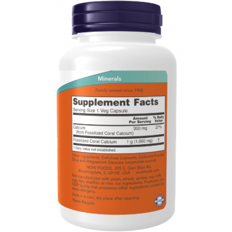 Tagad Foods Coral Calcium, 1000mg - 100 vegānu kapsulas