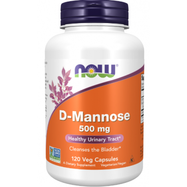 Tagad Foods D -Mannoos, 500 mg - 120 vegānu kapsulas – madala kalorsusega toode firmalt NOW, osta SportFit-ist