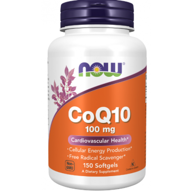 Tagad Foods CoQ10, 100mg - 150 mīkstie želejas – madala kalorsusega toode firmalt NOW, osta SportFit-ist