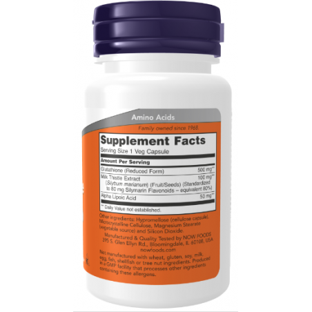 Tagad pārtikas produkti Glutation 500 mg - 60 vegānu kapsulas
