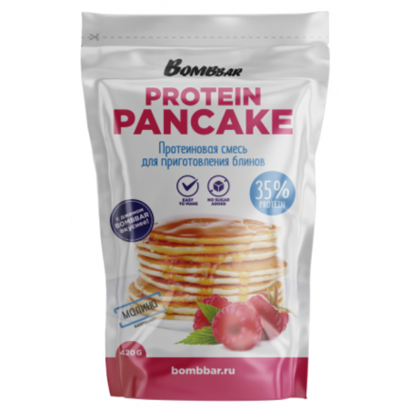 Bombbar Pancakea -sekoitus "Vadelma", 420 g