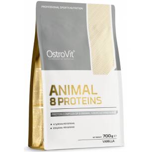 Animal 8 Proteins (8 dzīvnieku olbaltumvielu komplekss), vaniļas garša - 700 g