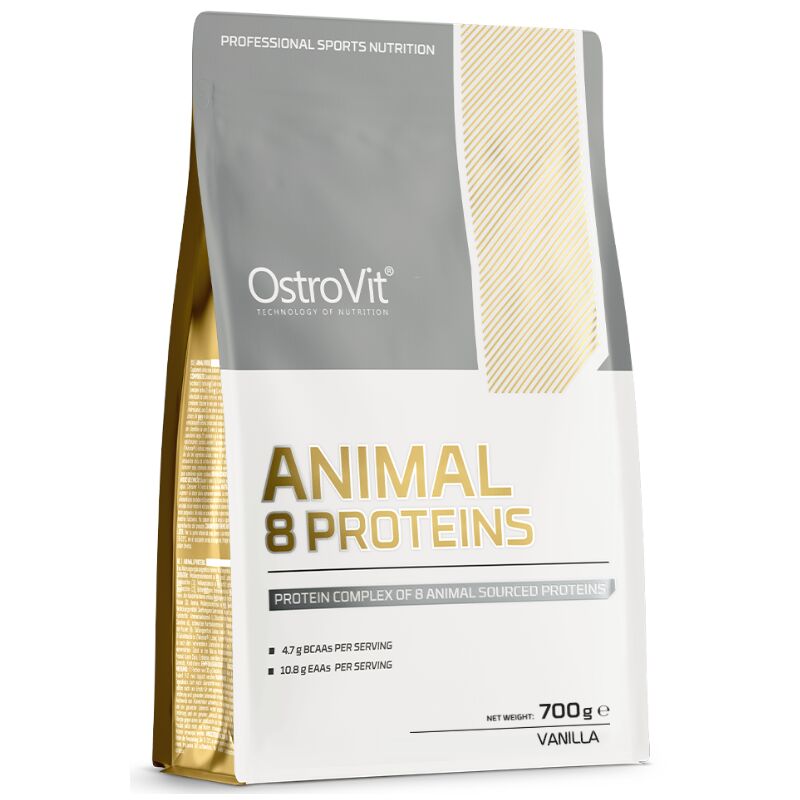Animal 8 Proteins (8 dzīvnieku olbaltumvielu komplekss), vaniļas garša - 700 g