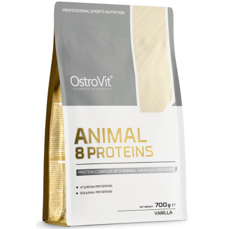 Animal 8 Proteins (8 dzīvnieku olbaltumvielu komplekss), vaniļas garša - 700 g