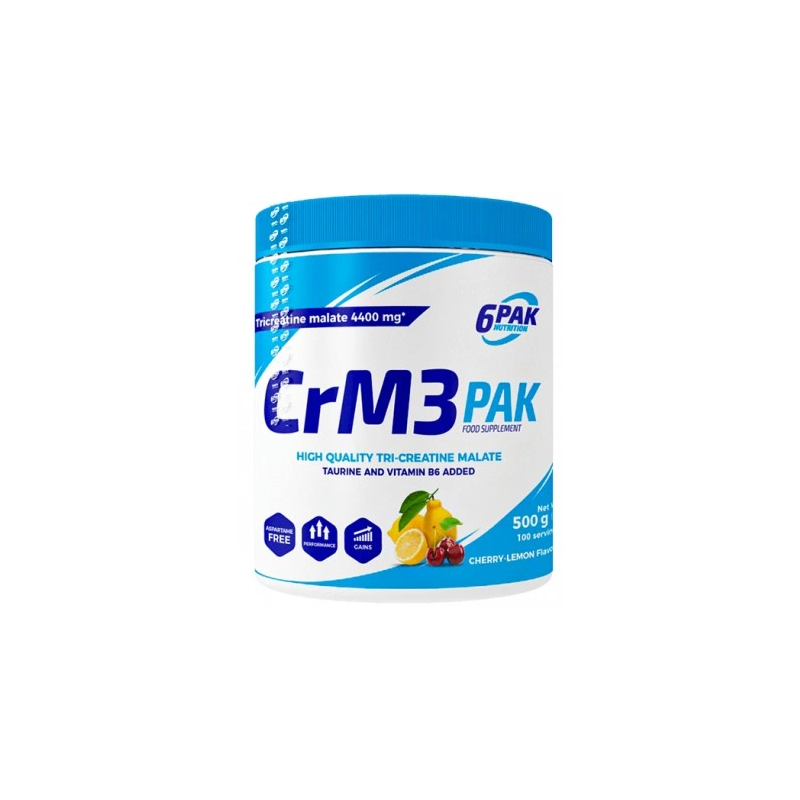 6pak crm3 Pak, ķirsis/citrons - 500g 6pak crm3 Pak, ķirsis/citrons - 500g