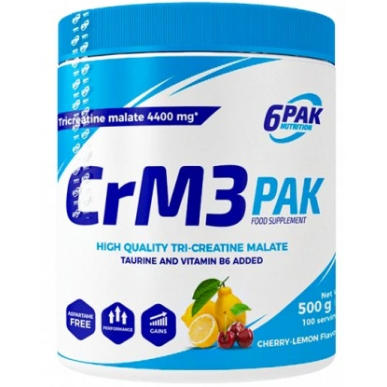 6pak crm3 Pak, ķirsis/citrons - 500g – madala kalorsusega toode firmalt 6PAK Nutrition, osta SportFit-ist