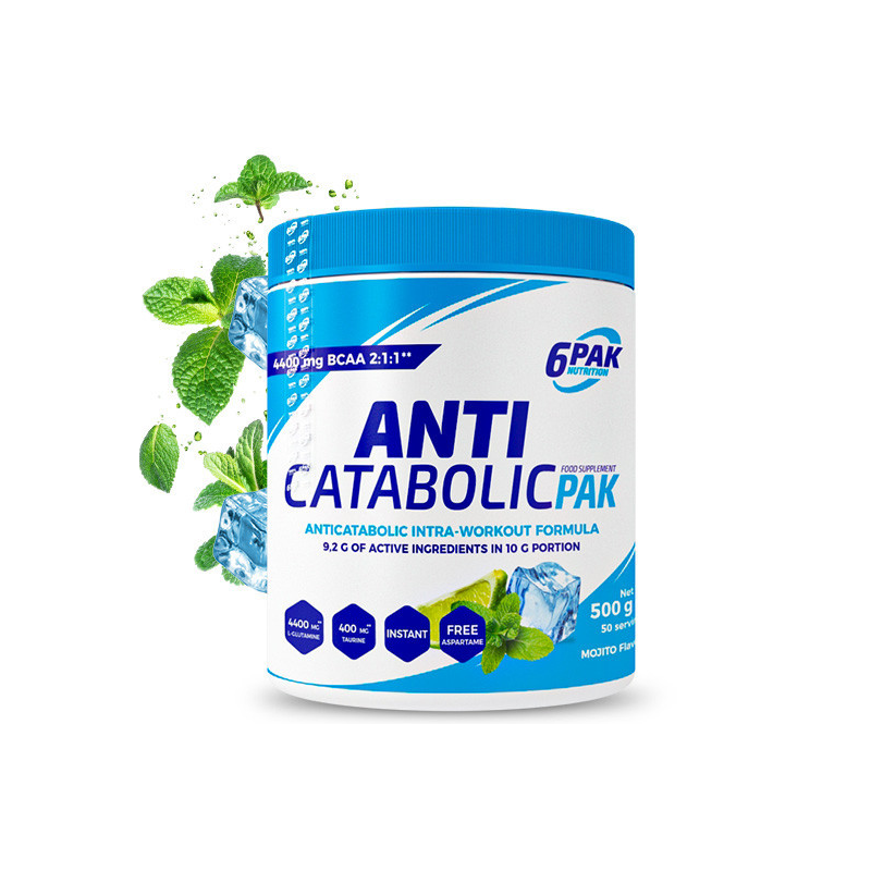 6pak antikaboliskais pak, mojito - 500 grami 6pak antikaboliskais pak, mojito - 500 grami
