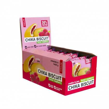 ”Chika Biscuit” -keksi villillä vadelmahillolla