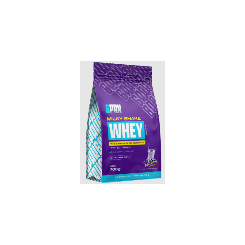 6pak piena krata sūkalas, melleņu - 700g