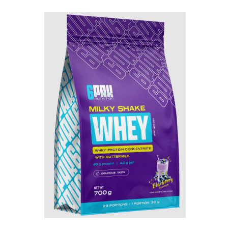 6pak piena krata sūkalas, melleņu - 700g