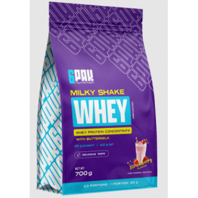 6pak piena krata sūkalas, zemenes - 700g – madala kalorsusega toode firmalt 6PAK Nutrition, osta SportFit-ist