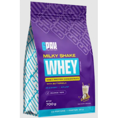 6pak piena krata sūkalas, kokosrieksts - 700 grami – madala kalorsusega toode firmalt 6PAK Nutrition, osta SportFit-ist