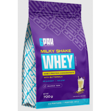 6pak piena krata sūkalas, vaniļas - 700 grami – madala kalorsusega toode firmalt 6PAK Nutrition, osta SportFit-ist