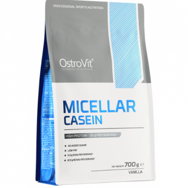 Ostrovitas micelārā kazeīna, vaniļas - 700 grami – madala kalorsusega toode firmalt 6PAK Nutrition, osta SportFit-ist