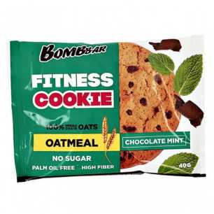 BombBar fitness olbaltumvielu auzu pārslu "šokolādes-coin", 40 g