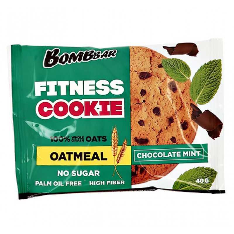 BombBar fitness olbaltumvielu auzu pārslu "šokolādes-coin", 40 g