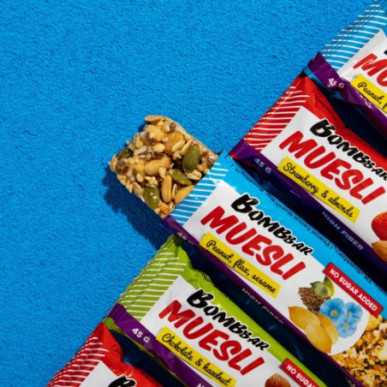 Bombbar Muesli Bar "Peanut", 45 g – madala kalorsusega toode firmalt Bombbar, osta SportFit-ist