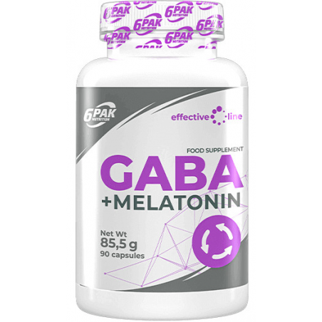 6Pak GABA + melatonīns, N90
