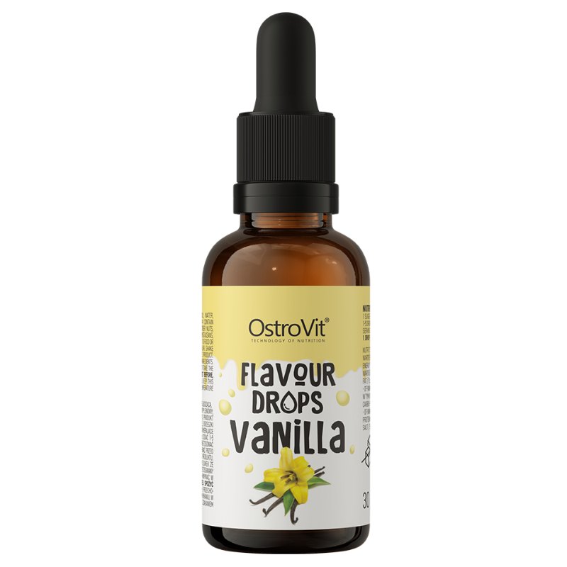 Ostrovit garšas pilieni, vaniļa - 30 ml Ostrovit garšas pilieni, vaniļa - 30 ml