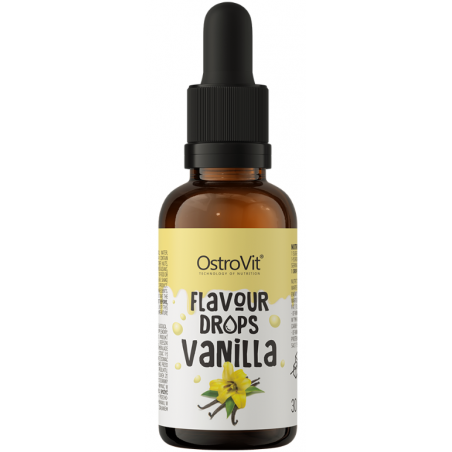 Ostrovit garšas pilieni, vaniļa - 30 ml