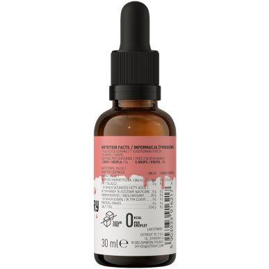 Ostrovit garšas pilieni, zemenes - 30 ml – madala kalorsusega toode firmalt Ostrovit, osta SportFit-ist