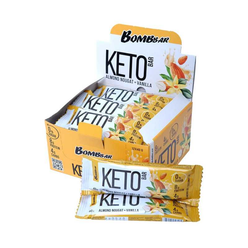 Keto "Bombbar" bāru mandeļu lelle ar vaniļu, 40 g