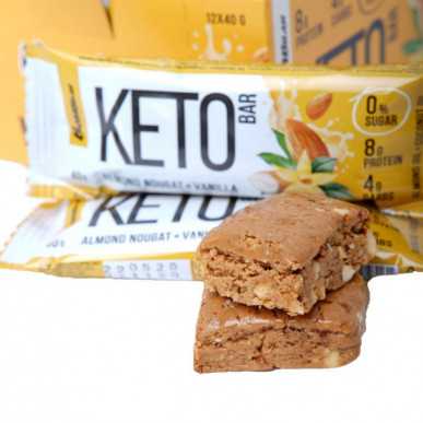 Keto bārs “Mandeļu nazis ar vaniļu”