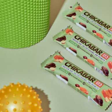 Chikalab Protein Bar Chikabar "Suolainen karamellipähkinä", 60 g – madala kalorsusega toode firmalt Chikalab, osta SportFit-ist