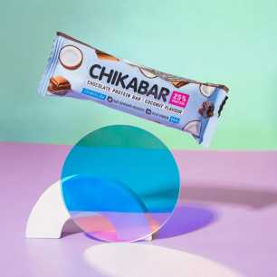„Chikalab“ baltymų juostos chikabaro „kokosas“, 60 g