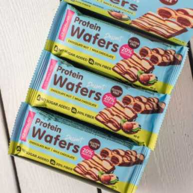 Chikalab Protein Waffle Bar “Chocolate and Walnut Dessert”, 40 g – madala kalorsusega toode firmalt Chikalab, osta SportFit-ist