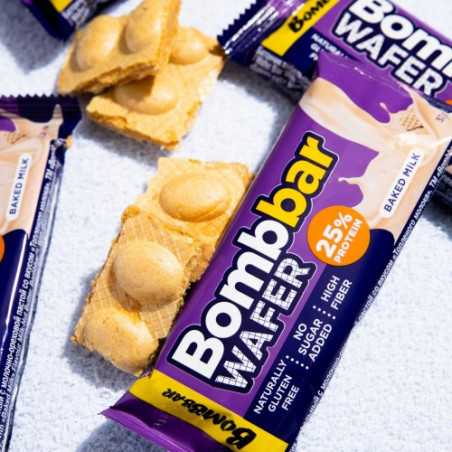 Bombbar vafeļu bārs "cepts piens", 32 g