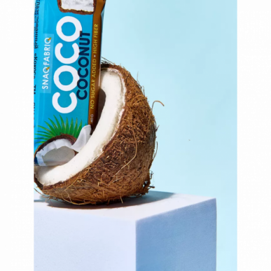 Snaq Fabriq Coco Protein Bathon "Coconut", 40G – madala kalorsusega toode firmalt Snaq Fabriq, osta SportFit-ist