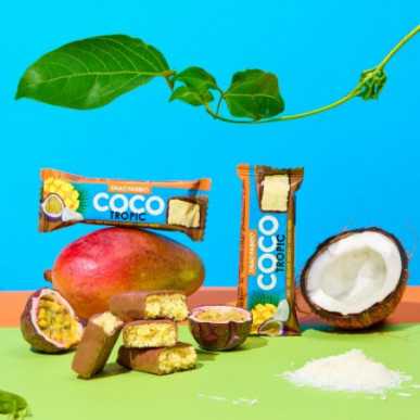 SNAQ FABRIQ COCO Protein Bathon "Mango-Passion Fill", 40G – madala kalorsusega toode firmalt Snaq Fabriq, osta SportFit-ist