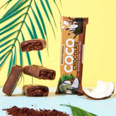 Snaq Fabriq Coco Protein Bathon "Chocolate-Coconut", 40G – madala kalorsusega toode firmalt Snaq Fabriq, osta SportFit-ist