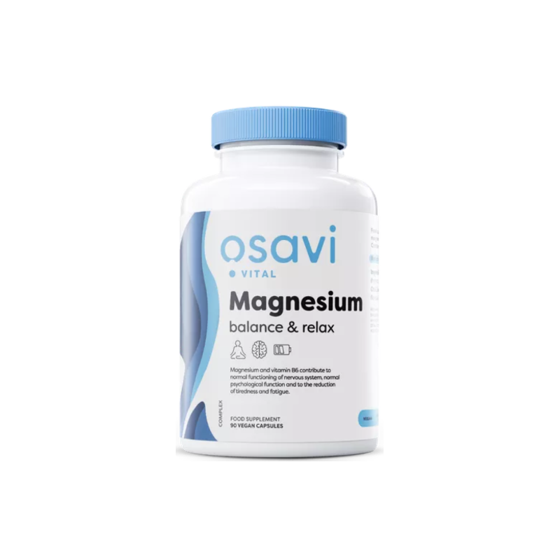 Osavi magnija līdzsvars un relaksācija - 90 vegancapes