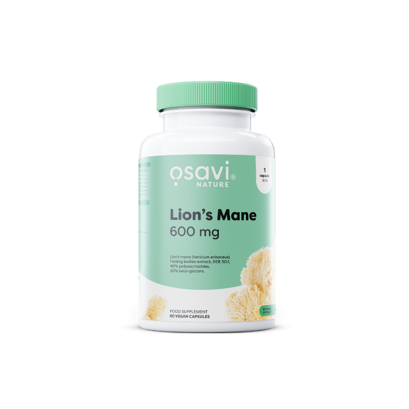Osavi lauvas lauva 600 mg - 120 vegānu kapsulas