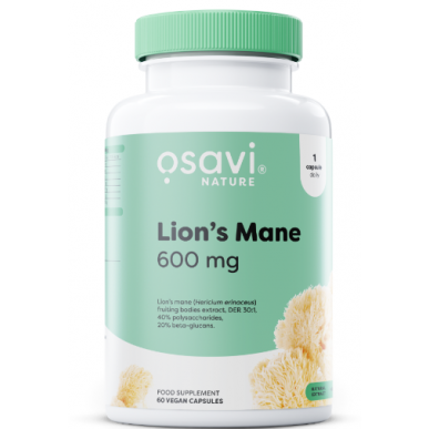 Osavi lauvas lauva 600 mg - 120 vegānu kapsulas – madala kalorsusega toode firmalt Osavi, osta SportFit-ist